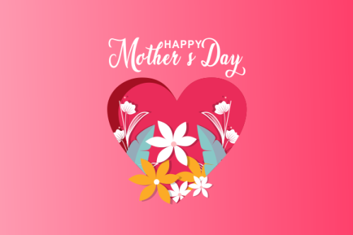 Happy mother's day background illustration concept