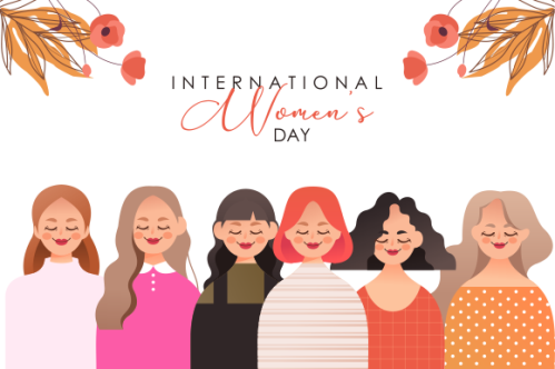 International women's day illustration march 8
