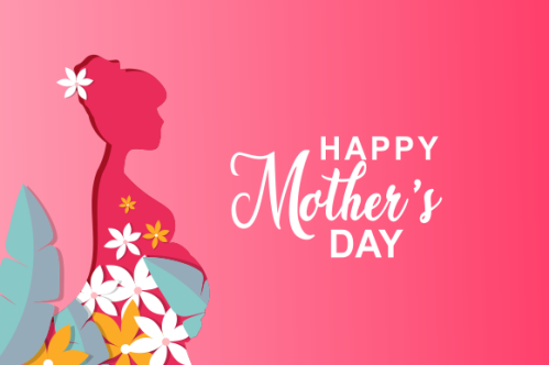 Happy mother's day background illustration concept