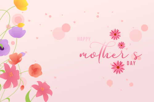 Happy mother's day background illustration concept