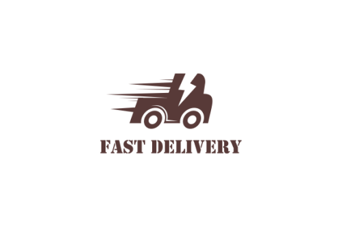 Fast delivery service logo design
