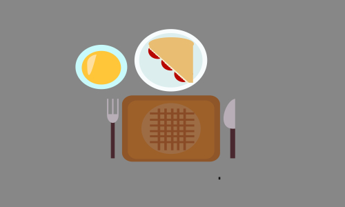 Breakfast food, delicious pancakes background