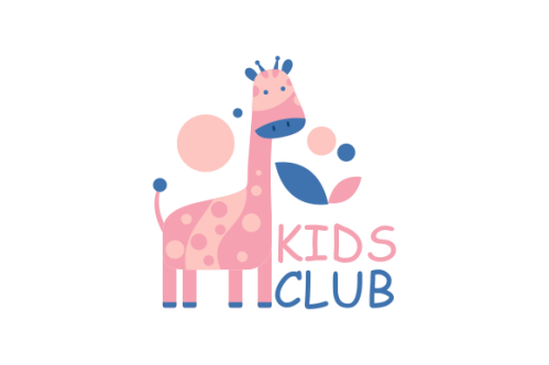 Kids land club logo. Playground logo