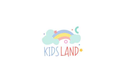 Kids land club logo. Playground logo
