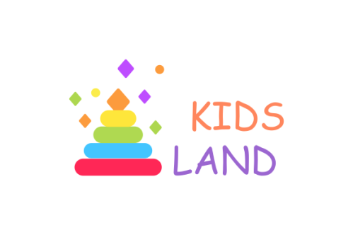 Kids land club logo. Playground logo