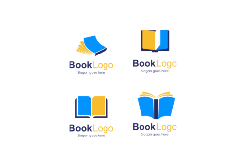 Set of book logo