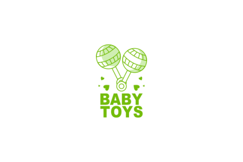 Baby shop toy shop and baby product logo