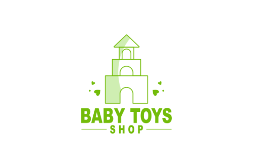 Baby shop toy shop and baby product logo
