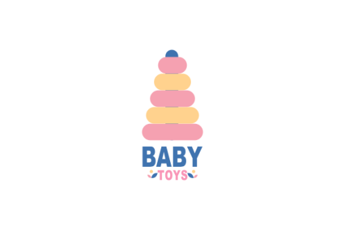 Baby shop toy shop and baby product logo