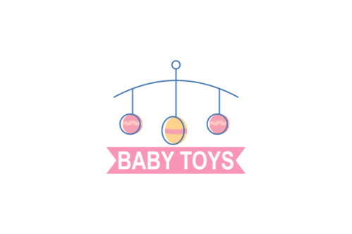 Baby shop toy shop and baby product logo