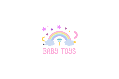 Baby shop toy shop and baby product logo