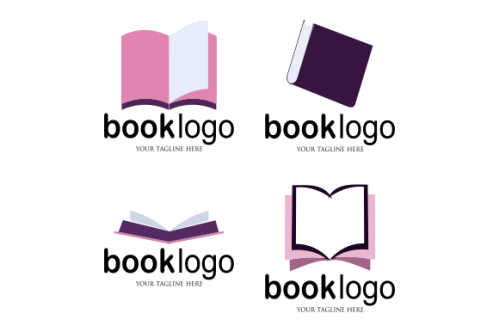 Set of book logo