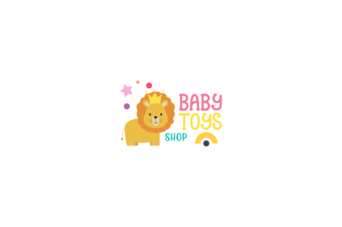 Baby shop toy shop and baby product logo