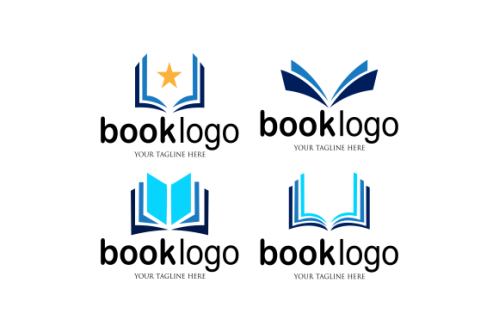 Set of book logo