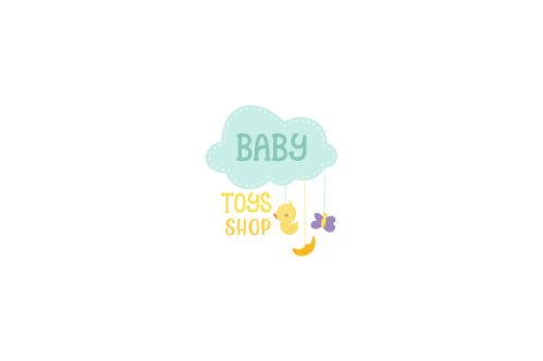 Baby shop toy shop and baby product logo