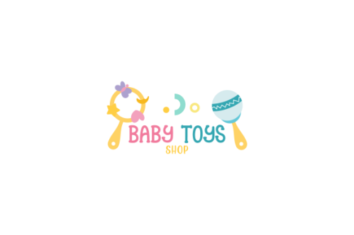 Baby shop toy shop and baby product logo