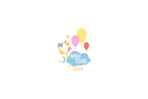 Baby shop toy shop and baby product logo