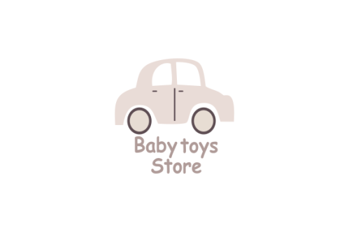 Baby shop toy shop and baby product logo