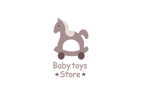 Baby shop toy shop and baby product logo