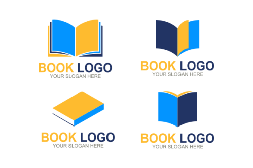 Set of book logo