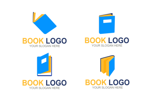 Set of book logo
