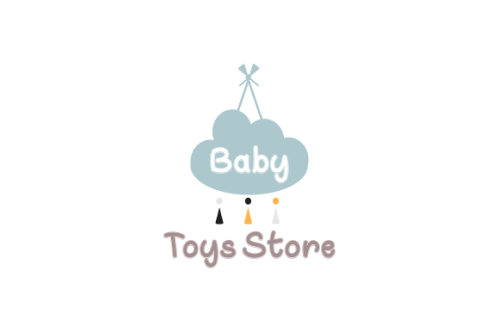 Baby shop toy shop and baby product logo