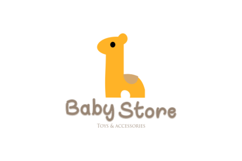 Baby shop toy shop and baby product logo