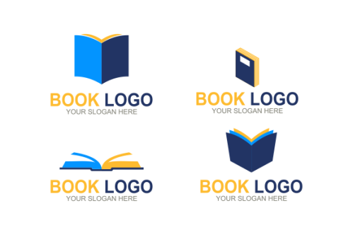 Set of book logo