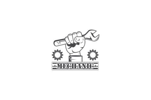 Mechanic logo design services, engineering, repair