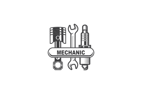 Mechanic logo design services, engineering, repair