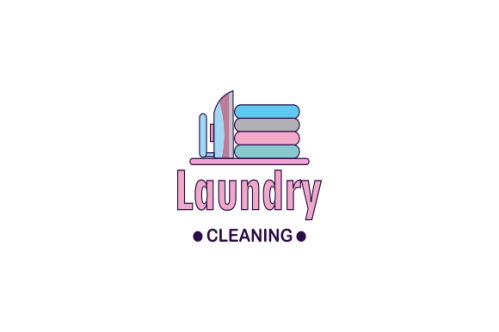 Laundry cleaning delicate logo vector