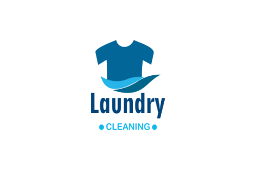 Laundry cleaning delicate logo vector