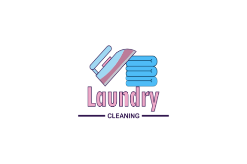 Laundry cleaning delicate logo vector