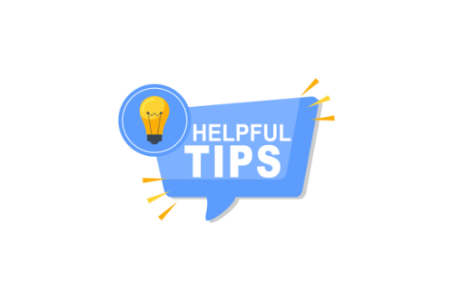 Helpful tips concept in flat style