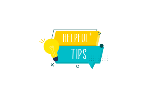 Helpful tips concept in flat style