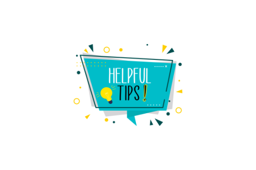 Helpful tips concept in flat style