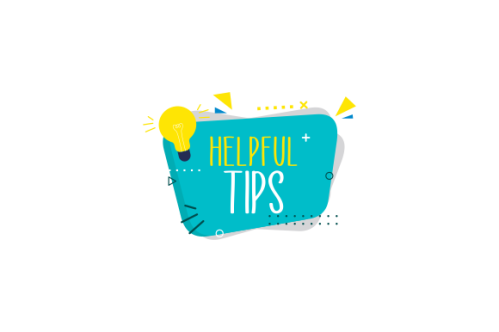 Helpful tips concept in flat style