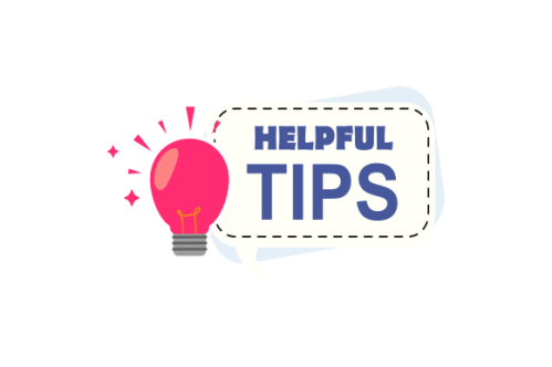 Helpful tips concept in flat style