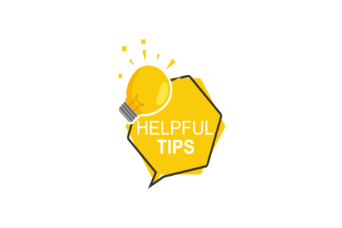 Helpful tips concept in flat style