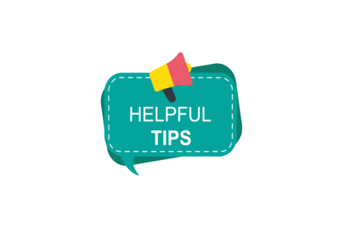 Helpful tips concept in flat style