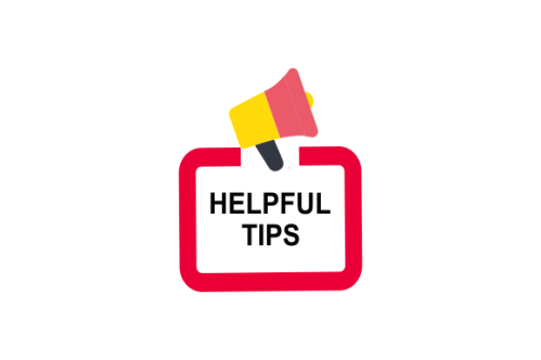 Helpful tips concept in flat style