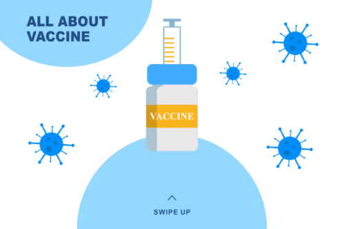 Coronavirus vaccine landing page logo