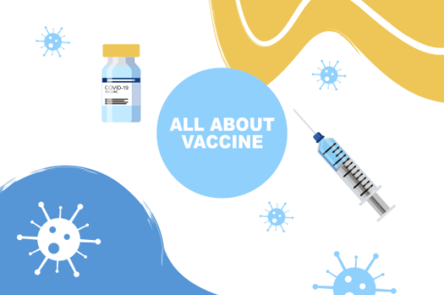 Coronavirus vaccine landing page logo