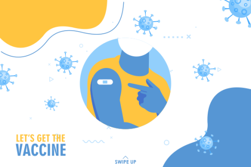 Coronavirus vaccine landing page logo