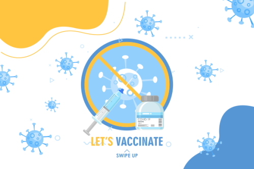 Coronavirus vaccine landing page logo