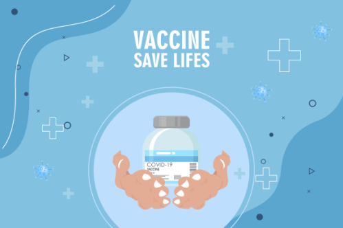 Coronavirus vaccine landing page logo