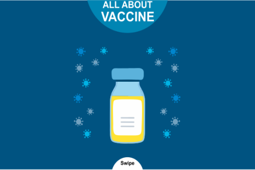 Coronavirus vaccine landing page logo