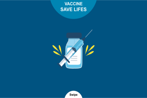 Coronavirus vaccine landing page logo