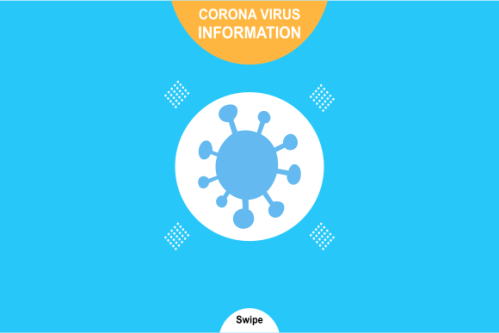Coronavirus vaccine landing page logo