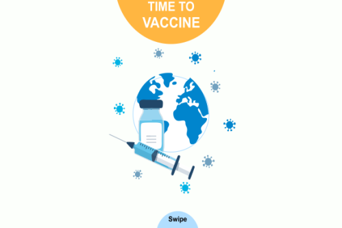 Coronavirus vaccine landing page logo